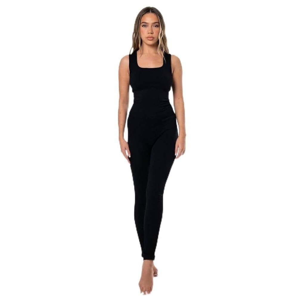 🆕 HEYSHAPE One Piece Tank Top Ribbed Jumpsuit